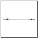 GO450 (+ ZG1000R) GRYF OLIMPIJSKI 18.5KG 2200MM HMS Z ZACISKAMI LOCK JAW RED
