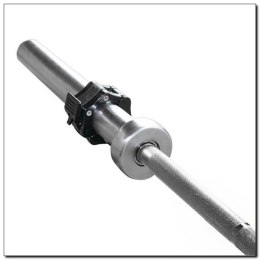 GO450 (+ ZG1000R) GRYF OLIMPIJSKI 18.5KG 2200MM HMS Z ZACISKAMI LOCK JAW RED