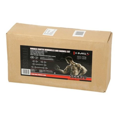 SGGX20 SZTANGIELKI GUMOWANE 20KG HMS SGGX20 SZTANGIELKI GUMOWANE 20KG HMS