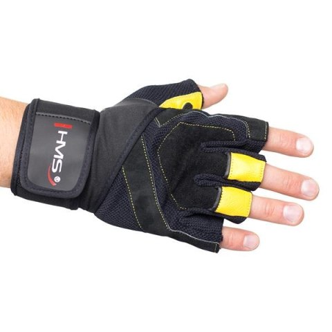 RST01 BLACK/YELLOW ROZM. XXL RĘKAWICE NA SIŁOWNIĘ HMS RST01 BLACK/YELLOW ROZM. XXL RĘKAWICE NA SIŁOWNIĘ HMS