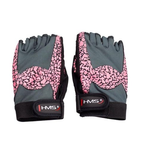 RST03 PINK/GRAY ROZM. M RĘKAWICE NA SIŁOWNIĘ HMS RST03 PINK/GRAY ROZM. M RĘKAWICE NA SIŁOWNIĘ HMS