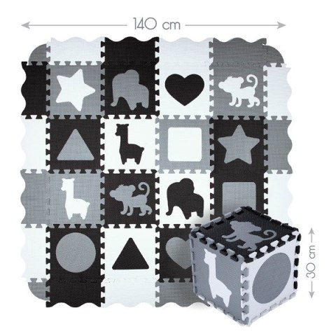 MD03 MATA DZIECIĘCA PUZZLE KOJEC GRAY 36 ELEMENTÓW 140x140CM NILS FUN MD03 MATA DZIECIĘCA PUZZLE KOJEC GRAY 36 ELEMENTÓW 140x140CM NILS FUN