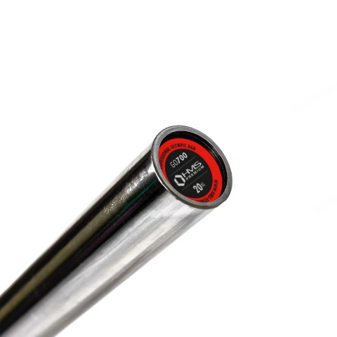GO700 + ZACISK ZG1000 RED GRYF OLIMPIJSKI 20KG 2200MM HMS PREMIUM GO700 + ZACISK ZG1000 RED GRYF OLIMPIJSKI 20KG 2200MM HMS PREMIUM