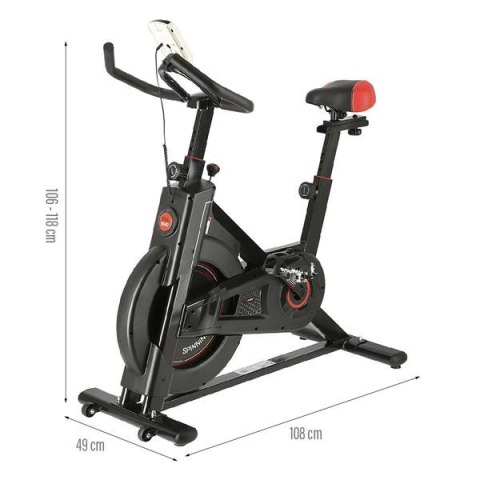 SWL9140 ROWER STACJONARNY SPINNINGOWY Z OPOREM MECHANICZNYM HMS