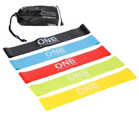 PBF SET05 SLIM ZESTAW GUM DO ĆWICZEŃ ONE FITNESS PBF SET05 SLIM ZESTAW GUM DO ĆWICZEŃ ONE FITNESS